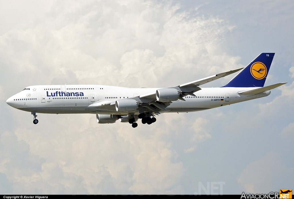 D-ABYS - Boeing 747-830 - Lufthansa