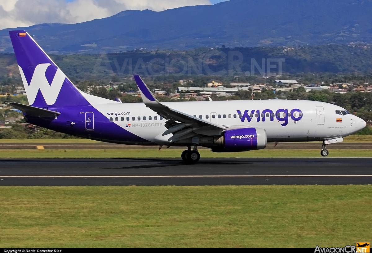 HP-1378CMP - Boeing 737-7V3 - Wingo Airlines