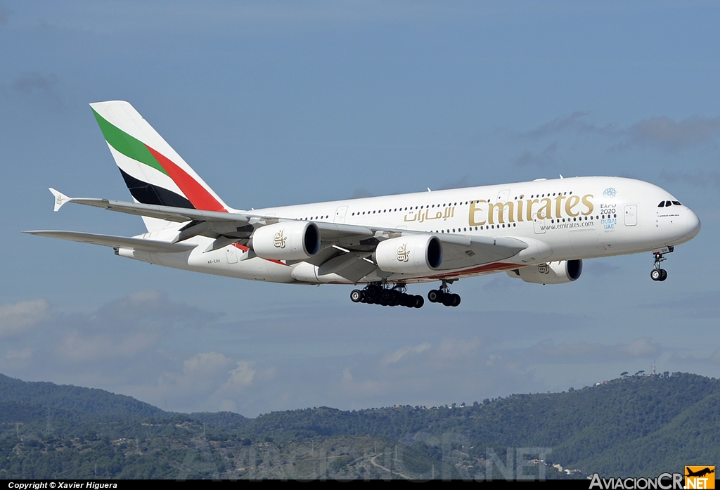 A6-EDH - Airbus	A-380-861 - Emirates