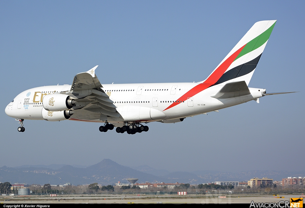 A6-EDW - Airbus A-380-861 - Emirates