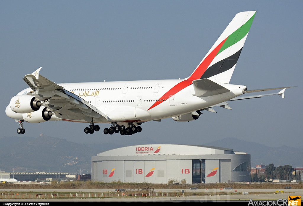 A6-EEU - Airbus A380-841 - Emirates