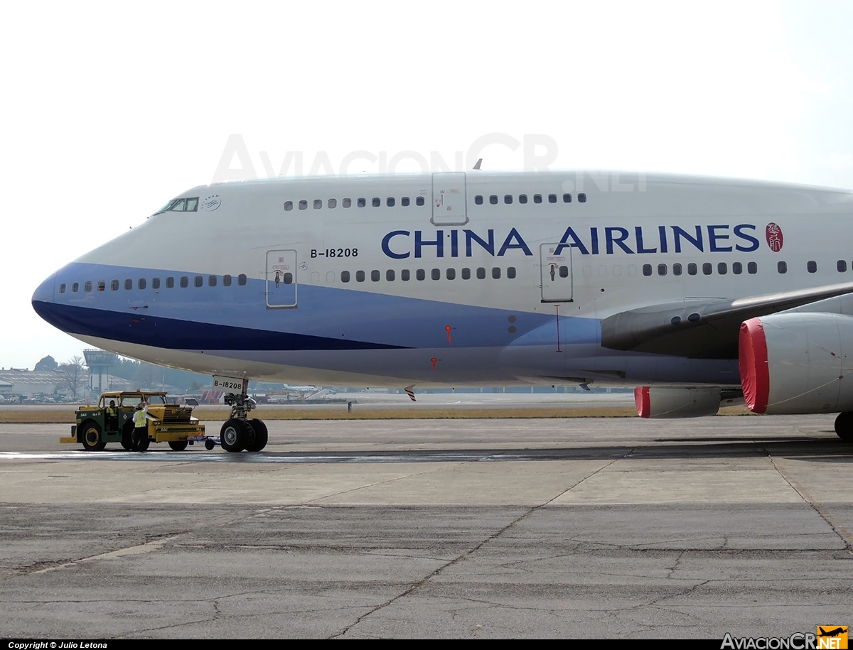 B-18208 - Boeing 747-409 - China Airlines