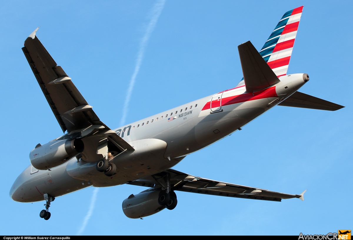 N813AW - Airbus A319-132 - American Airlines