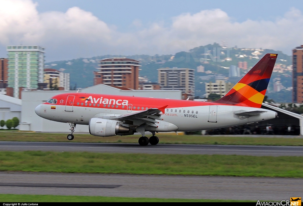 N595EL - Airbus A318-111 - Avianca