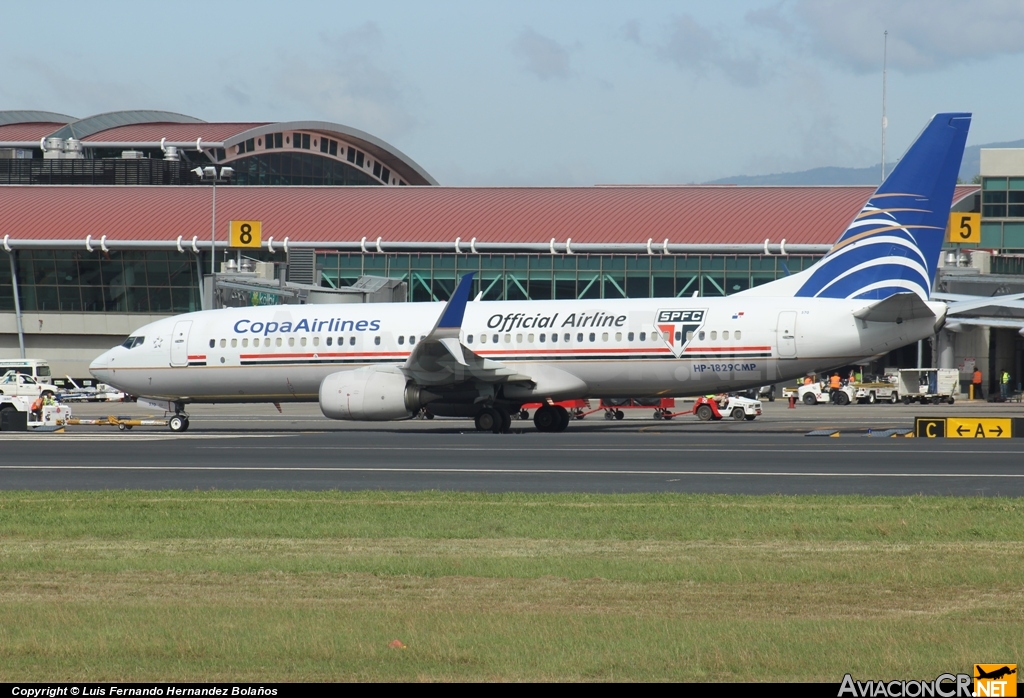 HP-1829CMP - Boeing 737-8V3 - Copa Airlines