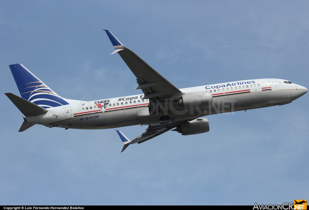 HP-1829CMP - Boeing 737-8V3 - Copa Airlines