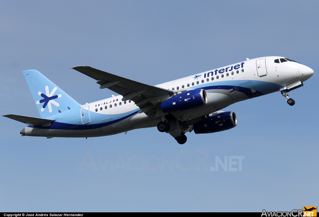 XA-ALJ - Sukhoi Superjet 100-95B - Interjet