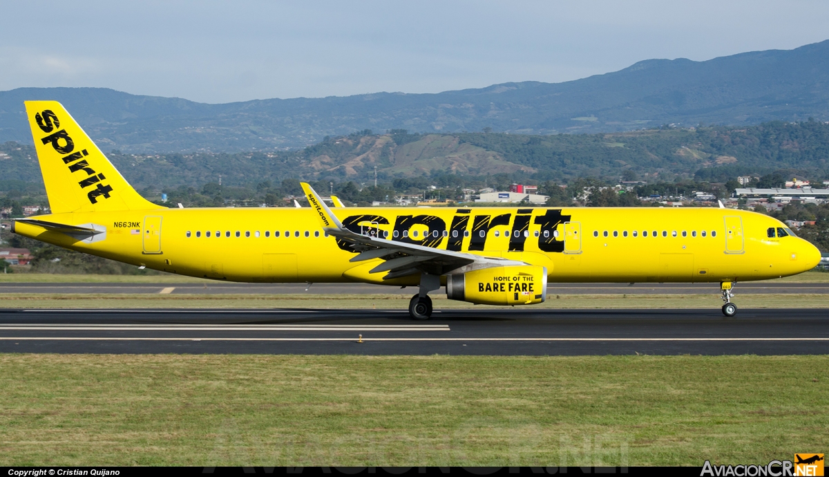 N663NK - Airbus A321-231 - Spirit Airlines