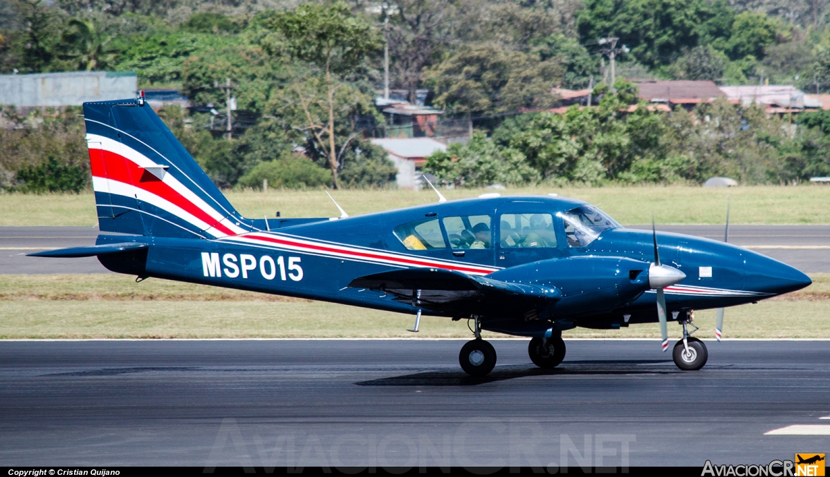 MSP015 - Piper PA-23-250 Aztec F - Ministerio de Seguridad Pública - Costa Rica