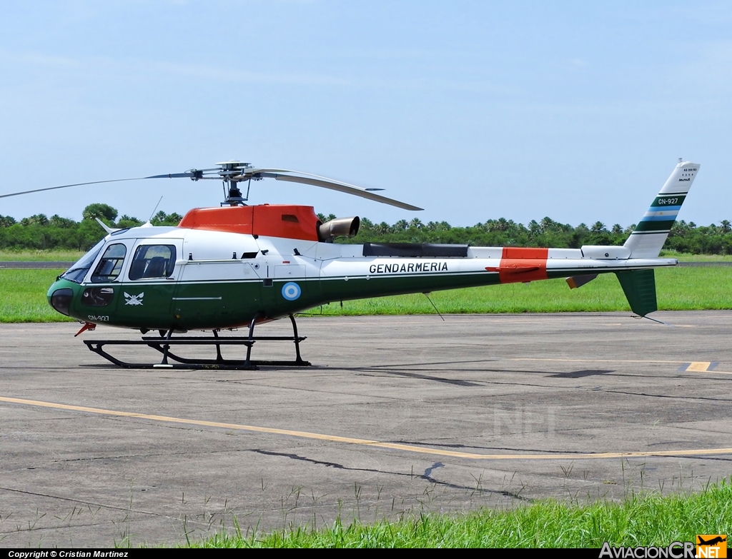 GN-927 - Eurocopter AS-350B3 Ecureuil - Gendarmería Argentina 