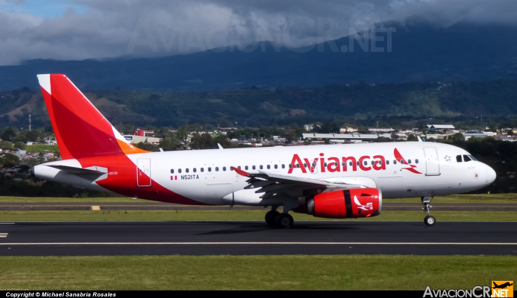 N521TA - Airbus A319-132 - TACA