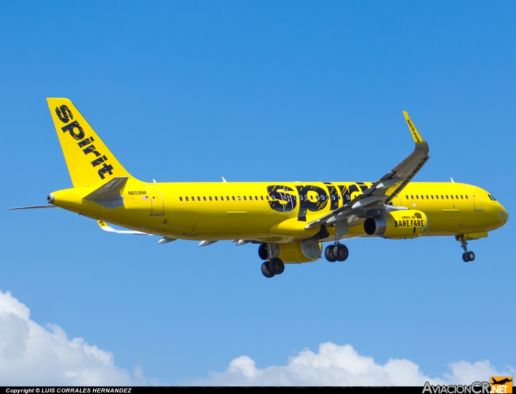 N659NK - Airbus A321 - Spirit Airlines